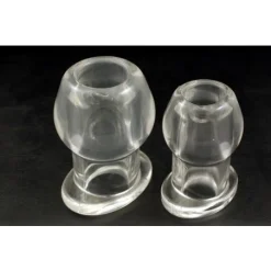 Perfect Fit Plug Creux En Silicone Translucide 3 Tailles -Vestiaire Fetish Soldes 2023 plug creux en silicone translucide 3