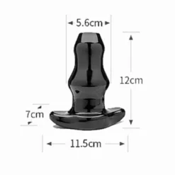 Double Plug Tunnel Creux (noir) - Perfect Fit 9 Double Plug Tunnel Creux (noir) - Perfect Fit -Vestiaire Fetish Soldes 2023 plug tunnel 3