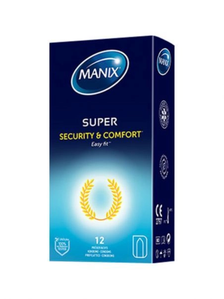 Préservatifs Manix Super (NF) - Boîte De 12 3 Préservatifs Manix Super (NF) - Boîte De 12